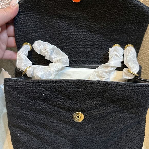 SAINT LAURENT Loulou Small YSL Crossbody Bag in Quilted Tweed - Picture 5 of 8